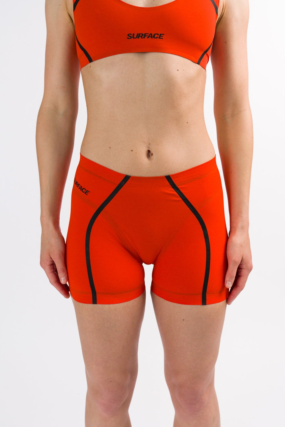 Coast Red Swim Shorts Bikini Bottoms 02 Front
