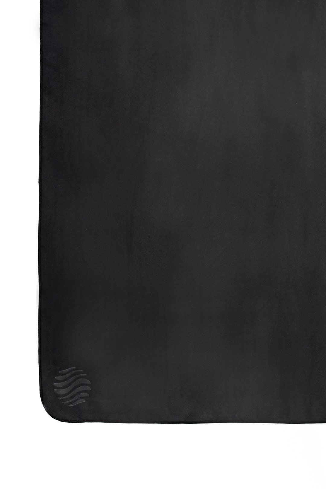 Ultralight Beach Towel Studio Shot 03-Black
